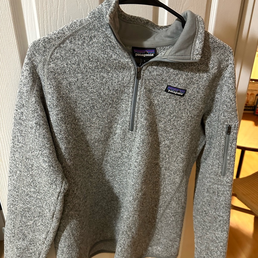 Patagonia Gray Quarter-Zip Pullover